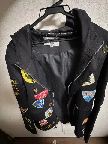 Reason 후드 부착 자켓 L 블랙