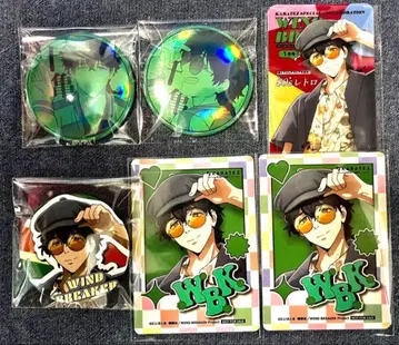 WINDBREAKER 토카게조 굿즈 6개 세트 (캔뱃지 등)