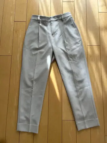 INDIVI 턱 테이퍼드 팬츠