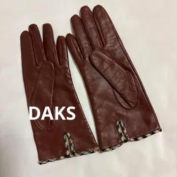 닥스 브라운 가죽 장갑