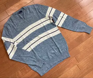 GAP 블루 V넥 니트 스웨터