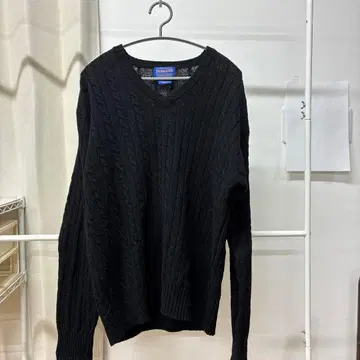 PENDLETON 블랙 울 100% 니트