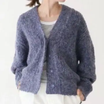 Spick&Span 알파카 믹스 오버 가디건 클리닝 완료