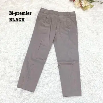 s.539 [ 엠프리미어 블랙 ] 스트레이트 팬츠 어른 스타일 심플 S