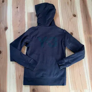Y-3 다크 블루 후드 부착 후드티 XS