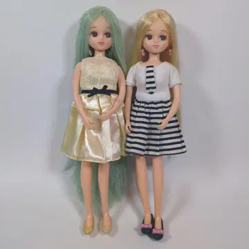 리카짱 캐슬 리카짱 본체 스트레이트 머리 귀걸이