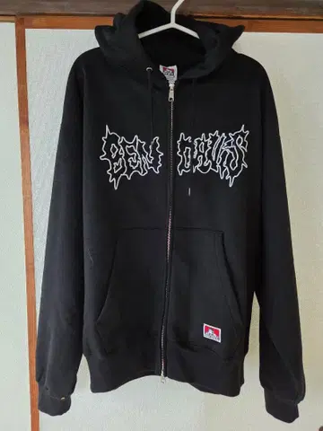 벤 데이비스 블랙 후드티 X-LARGE