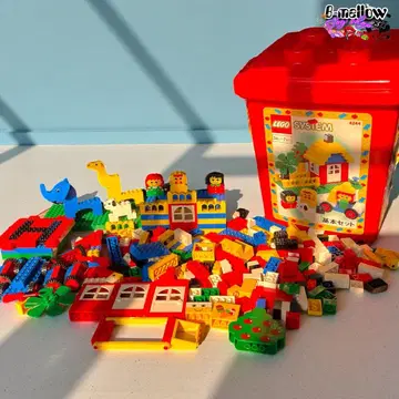 LEGO 기본 세트 빨간색 바케츠 4244