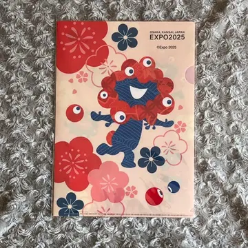 EXPO2025 오사카 만박 회장 미야쿠미야쿠 일본풍 패턴 클리어 파일
