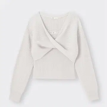 GU 크로스 2 피스 스웨터