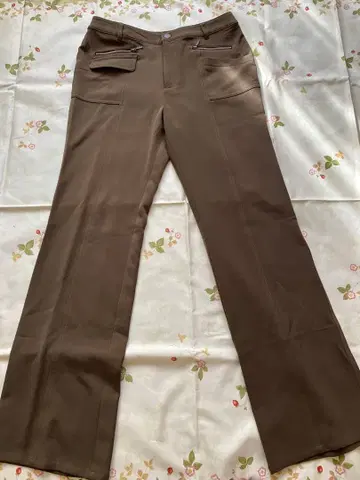 LESURAL 브라운 슬랙스