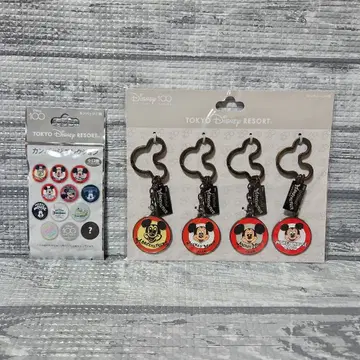 디즈니 리조트 키체인 캔뱃지 컬렉션 디즈니 100