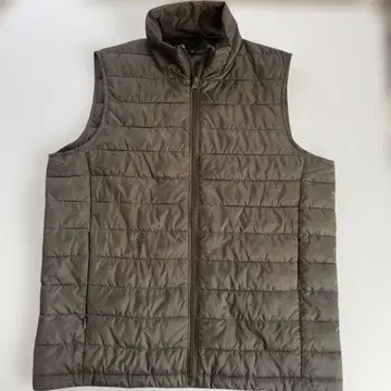 올리브색 퀼팅 베스트 L 사이즈