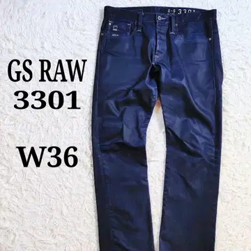 G-STAR RAW 3301 빅터 스트레이트 로우 가공 W36