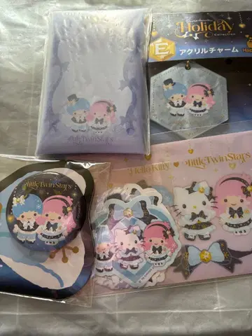 산리오 happy 복권 리틀트윈스타 키키라라 4세트