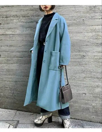 맥시 길이 테일러 코트 PAGEBOY