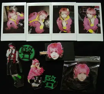 달콤한 폭력 케이 폴라로이드 클립 머리끈 아크릴 스탠드