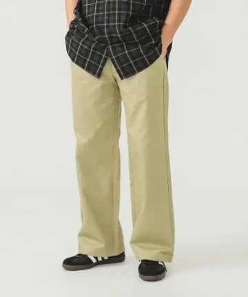 BEAMS 별주 Dickies 와이드 치노 팬츠