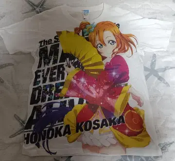 코사카 호노카 풀 그래픽 T셔츠 풀그라