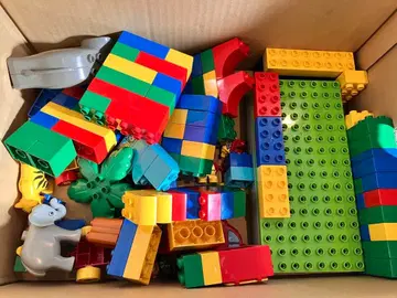 LEGO 듀플로 블록 호환 플레이트 4장