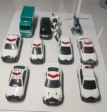 경찰 차량 세트 토미카 11대 세트