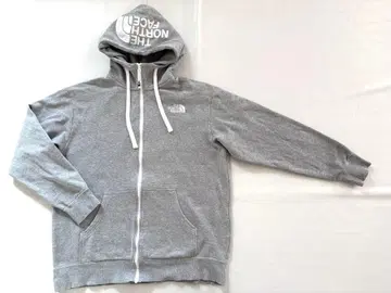 XL 사이즈 THE NORTH FACE 집업 후드티 그레이 속기모
