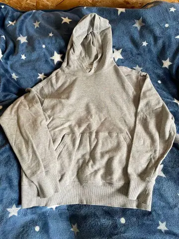 Champion 그레이 후드 부착 후드티 L 사이즈