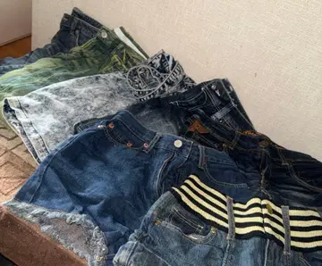 데님 묶음 판매 7점 숏 미니 스커트 하프 새상품급