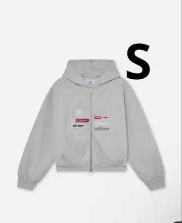 scuffers Mayor Light Grey Zipper Hoodie