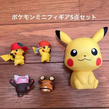포켓몬 미니 피규어 5종 세트 피카츄 데덴네 키구마