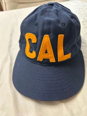 EBBETS FIELD FLANNELS CAL 로고 자수 네이비 캡