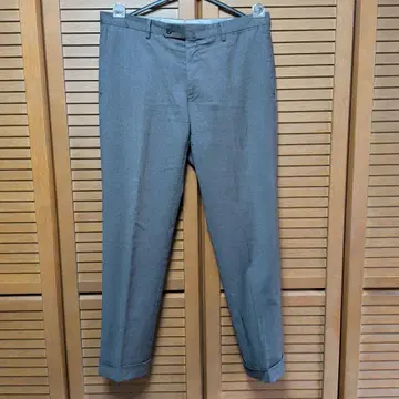 [ 새상품급 ] 블레이저스뱅크닷컴 울 그레이 슬랙스 남성용 3L