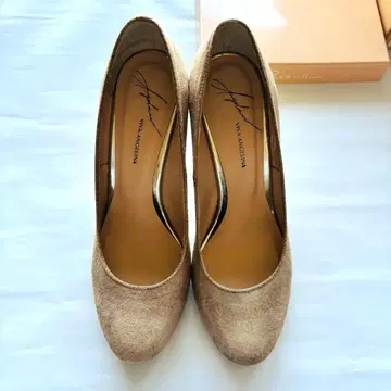 VIVA ANGELINA 23.5cm 핑크 골드 하이힐