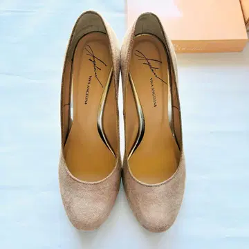 VIVA ANGELINA 23.5cm 핑크 골드 하이힐