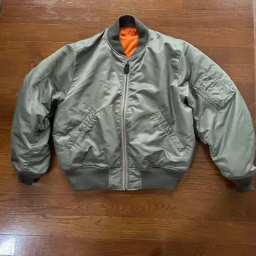 JEANS FACTORY 올리브 그린 봄버 자켓 S