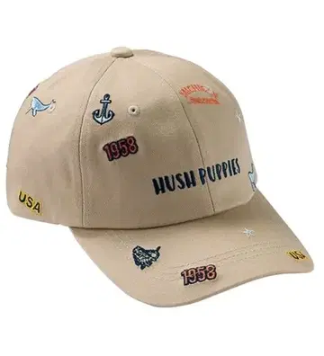 HUSH PUPPIES 자수 캡
