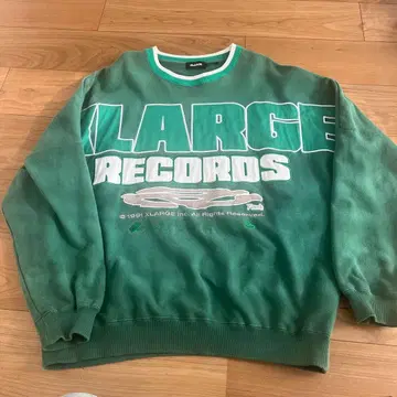 XLARGE 그린 로고 트레이닝복