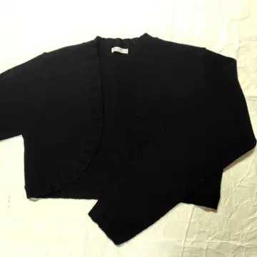 tori boco. 블랙 긴팔 볼레로 가디건