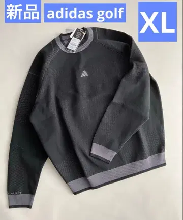 새상품 아디다스 골프 PRIMEKNIT 풀오버 긴팔 스웨터 XL