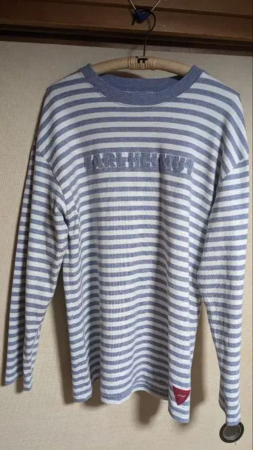 KARL HELMUT 스트라이프 긴팔 티셔츠