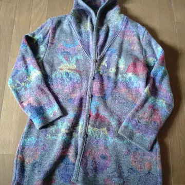 새상품급 싱크니트 컬러풀 니트 가디건