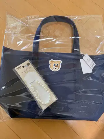 러브리 바이 페이러 올드 테디 와펜 토트백 네이비 [대] 택 포함