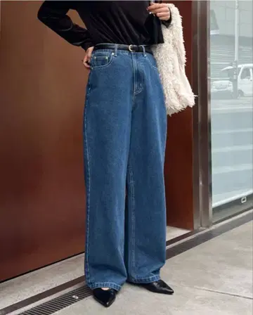 Jena espace merveilleux 스트레이트 데님 팬츠