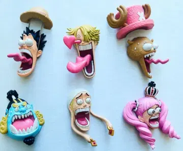 RofJ 원피스 놀란 얼굴 마그넷 컬렉션 6종 컴플리트