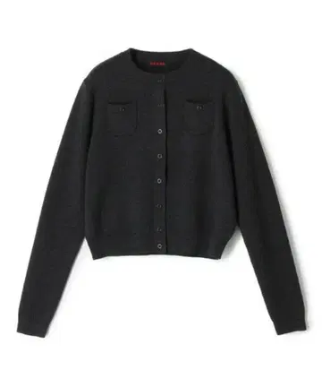 CABaN 코튼 캐시미어 크루넥 가디건 S