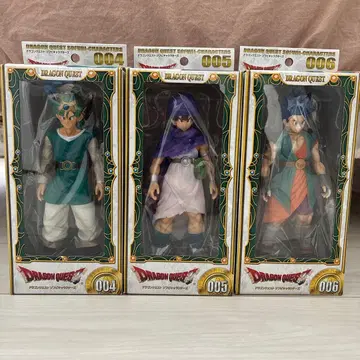 드래곤 퀘스트 소프트 비닐 캐릭터즈 3체 세트 천공 시리즈 주인공 456