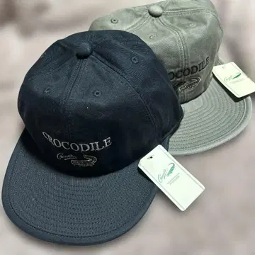 2개 세트 CROCODILE 캡 네이비 카키 그레이