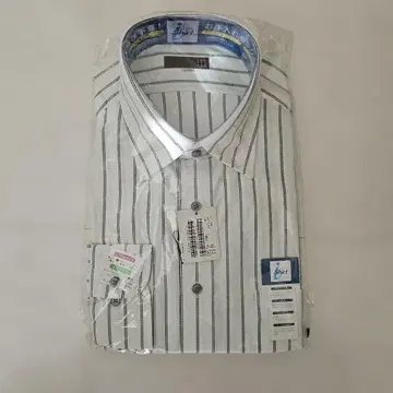 BIRD NT-306 화이트 스트라이프 셔츠