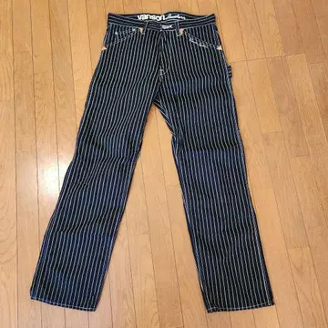 vanson 히코리 페인터 팬츠 허리 약 86cm 인심 80cm