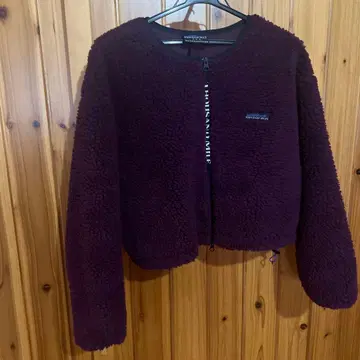 THOUSAND MILE 보아 자켓 퍼플 미사용 새상품